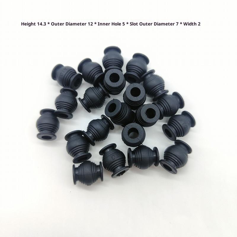 Drone Gimbal - 5 個ブラックジンバルゴムダンピングクッションショックアブソーバードローン DIY アクセサリーネオダンパーボール安定性を高めるため