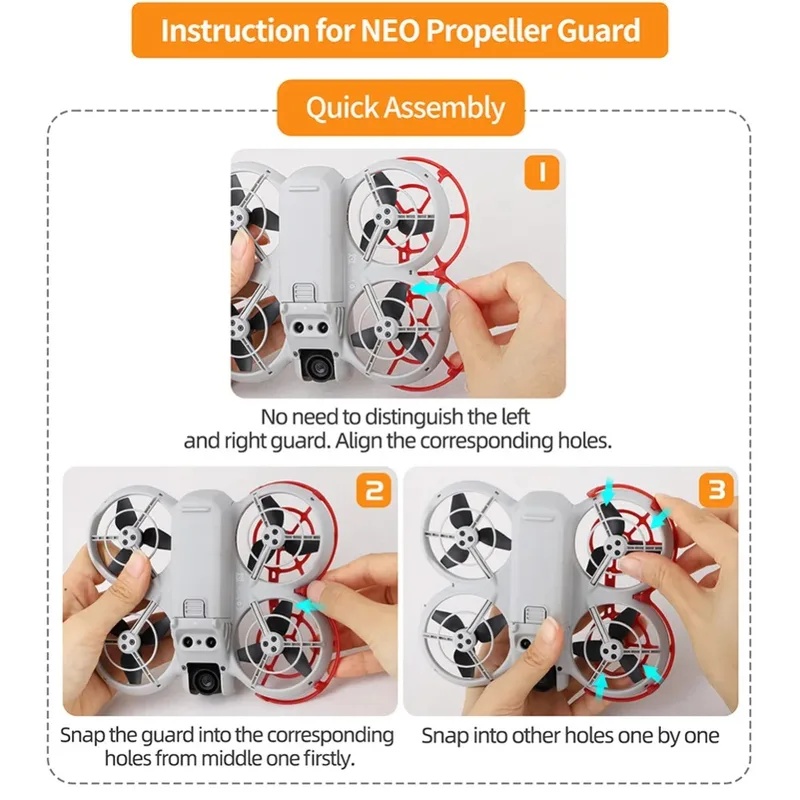 DJI NEO用プロペラガード、傷防止パドル保護カバー、36 - Drone Propeller Guard のレビューと価格